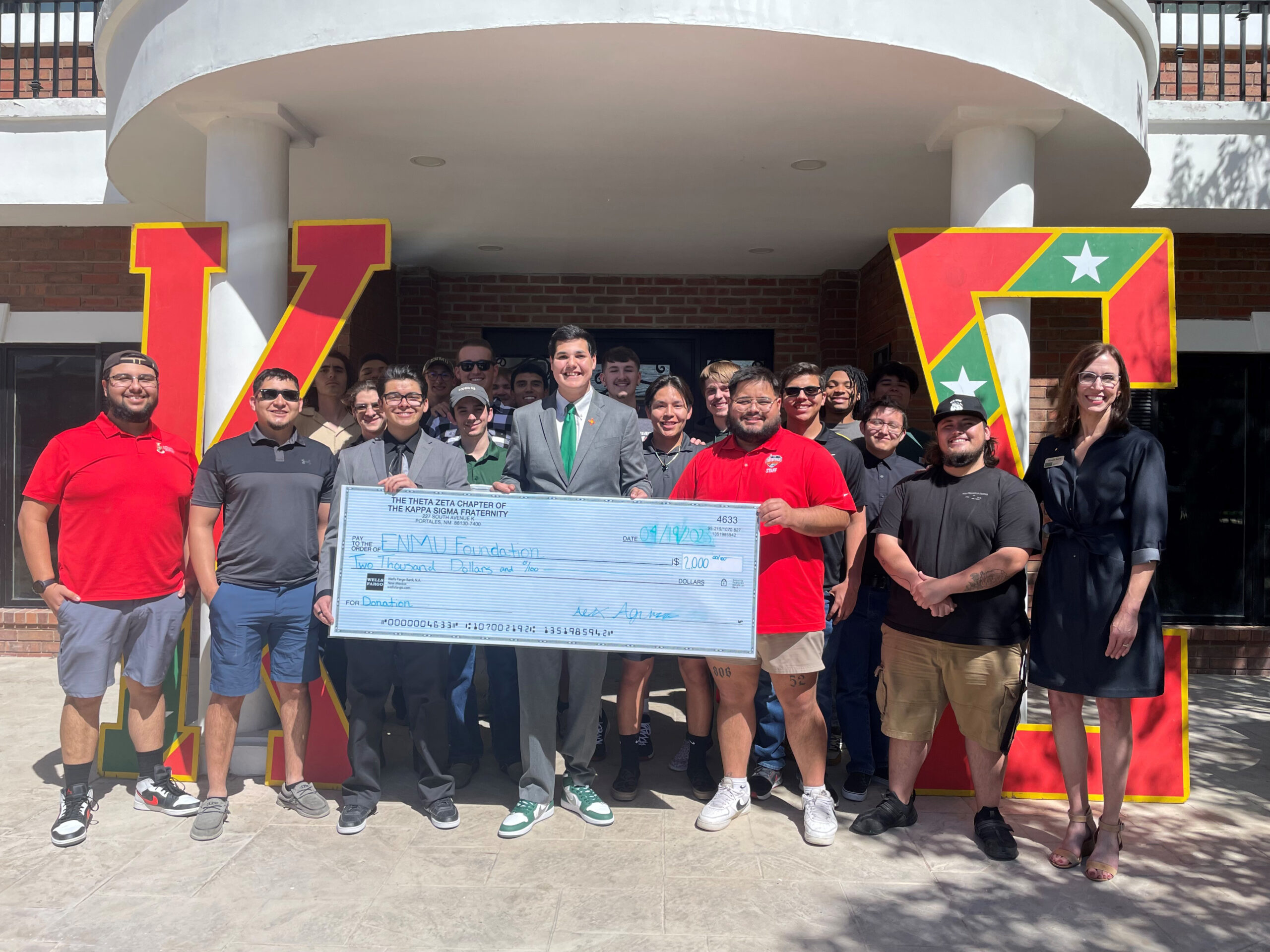 kappa-sigma-fraternity-donates-to-eastern-new-mexico-university